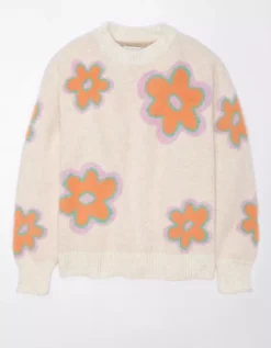 AE Floral Crew Neck Sweater -American Eagle Online Shop 1341 1097 900 f
