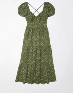 AE Floral Open Back Corset Midi Dress 7 AE Floral Open Back Corset Midi Dress -American Eagle Online Shop 1399 7160 309 f