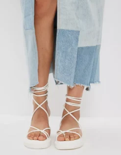 AE Platform Lace-Up Sandal 6 AE Platform Lace-Up Sandal -American Eagle Online Shop 1415 6102 100 of
