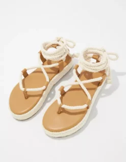 AE Rope Lace-Up Sandal -American Eagle Online Shop 1415 6155 109 b