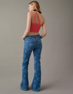 AE X The Summer I Turned Pretty Low-Rise Flare Jean -American Eagle Online Shop 1436 4393 936 ob