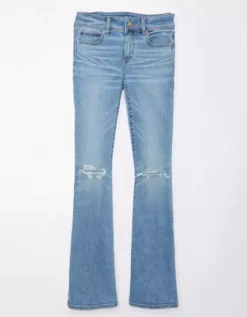 AE Stretch Low-Rise Ripped Kick Bootcut Jean -American Eagle Online Shop 1437 4899 826 f