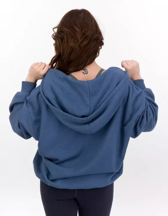 AE Fleece Oversized Zip-Up Hoodie 4 AE Fleece Oversized Zip-Up Hoodie - Image 2