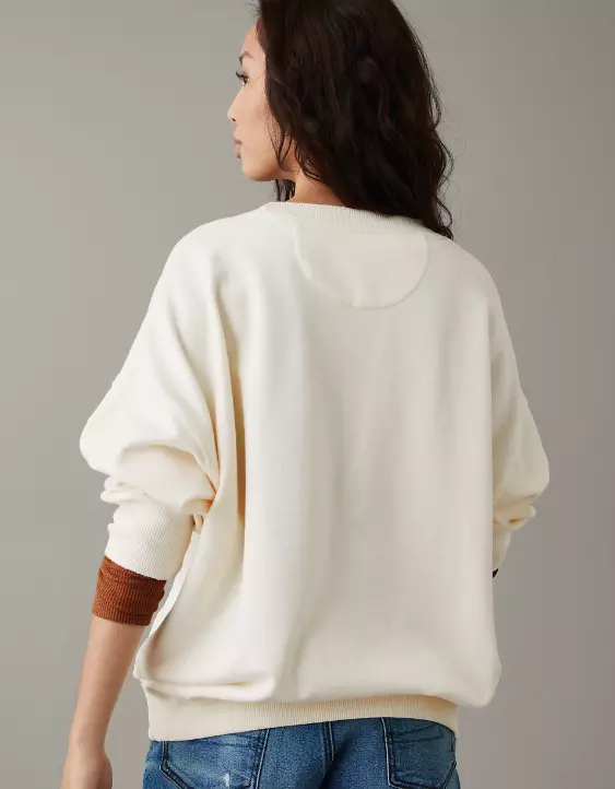 AE Oversized Halloween Mickey Graphic Sweatshirt 4 AE Oversized Halloween Mickey Graphic Sweatshirt - Image 2