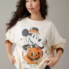 AE Oversized Halloween Mickey Graphic Sweatshirt
