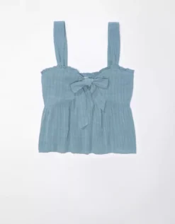 AE Tie-Front Babydoll Cami -American Eagle Online Shop 2351 5502 400 f