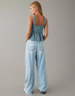 AE Tie-Front Babydoll Cami -American Eagle Online Shop 2351 5502 400 ob