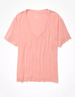 AE Oversized Soft & Sexy V-Neck T-Shirt -American Eagle Online Shop 2370 7768 199 f