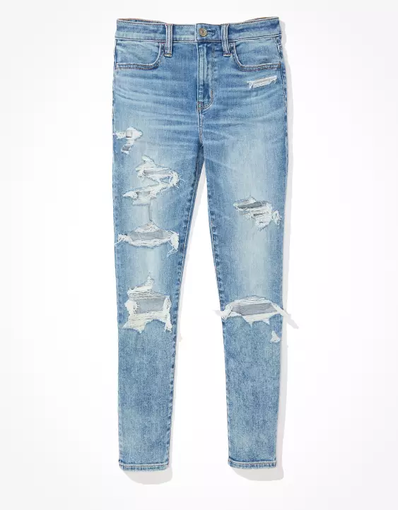 AE Next Level Ripped High-Waisted Jegging Crop 5 AE Next Level Ripped High-Waisted Jegging Crop - Image 3