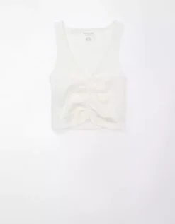 AE Cropped Cinch-Front Tank Top 7 AE Cropped Cinch-Front Tank Top -American Eagle Online Shop 3171 5659 100 f
