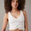 AE Cropped Cinch-Front Tank Top 1 AE Cropped Cinch-Front Tank Top -American Eagle Online Shop 3171 5659 100 of