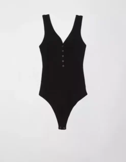 AE Sleeveless Henley Bodysuit -American Eagle Online Shop 3171 5764 001 f