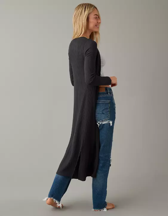 AE Plush Long-Length Cardigan 4 AE Plush Long-Length Cardigan - Image 2