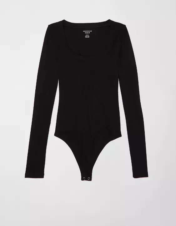 AE Long-Sleeve Scoop Bodysuit 5 AE Long-Sleeve Scoop Bodysuit - Image 3