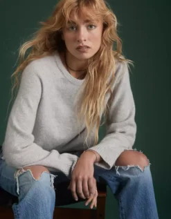 AE77 Premium Oversized Cropped Cashmere Sweater -American Eagle Online Shop 3428 1042 020 of
