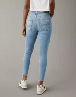 AE Next Level Ripped Super High-Waisted Jegging -American Eagle Online Shop 3435 4746 926 ob