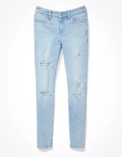 AE Next Level Curvy High-Waisted Ripped Jegging 7 AE Next Level Curvy High-Waisted Ripped Jegging -American Eagle Online Shop 3439 4607 508 f