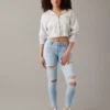 AE Next Level Curvy High-Waisted Ripped Jegging -American Eagle Online Shop 3439 4607 508 of