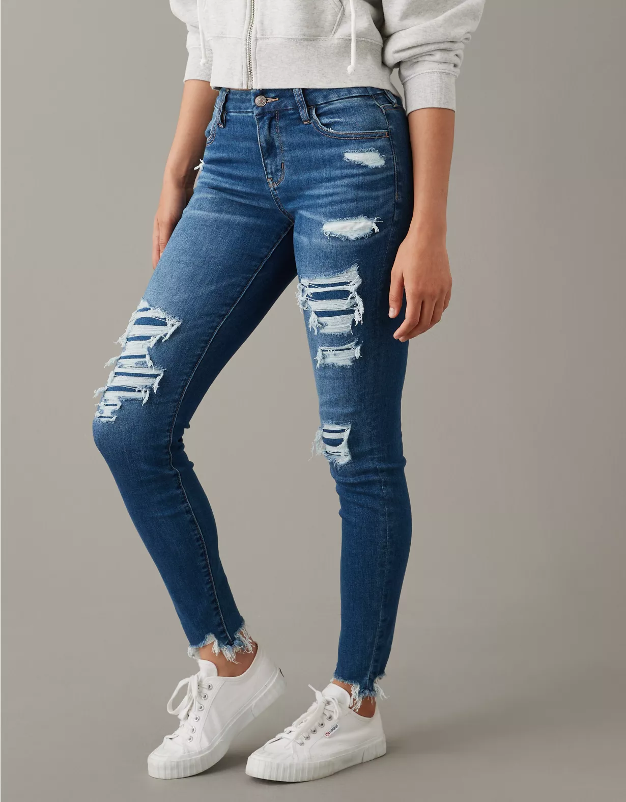 AE Next Level Curvy Patched High-Waisted Jegging 3 AE Next Level Curvy Patched High-Waisted Jegging
