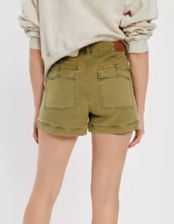 AE Highest Waist '90s Boyfriend Cargo Short -American Eagle Online Shop 4331 7305 300 ob