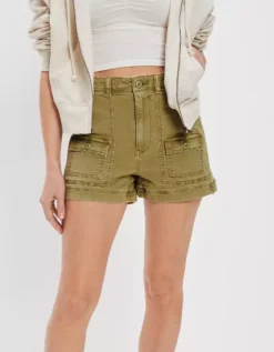 AE Highest Waist '90s Boyfriend Cargo Short -American Eagle Online Shop 4331 7305 300 of