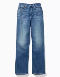 AE Stretch Curvy Super High-Waisted Baggy Straight Jean 7 AE Stretch Curvy Super High-Waisted Baggy Straight Jean -American Eagle Online Shop 4436 4672 403 f