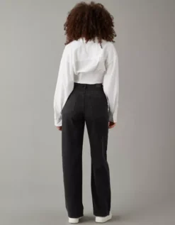 AE Strigid Curvy Super High-Waisted Baggy Straight Jean -American Eagle Online Shop 4436 4744 085 ob