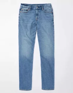 AE X The Ziegler Sisters Stretch Curvy High-Waisted Relaxed Straight Jean -American Eagle Online Shop 4436 4825 452 f