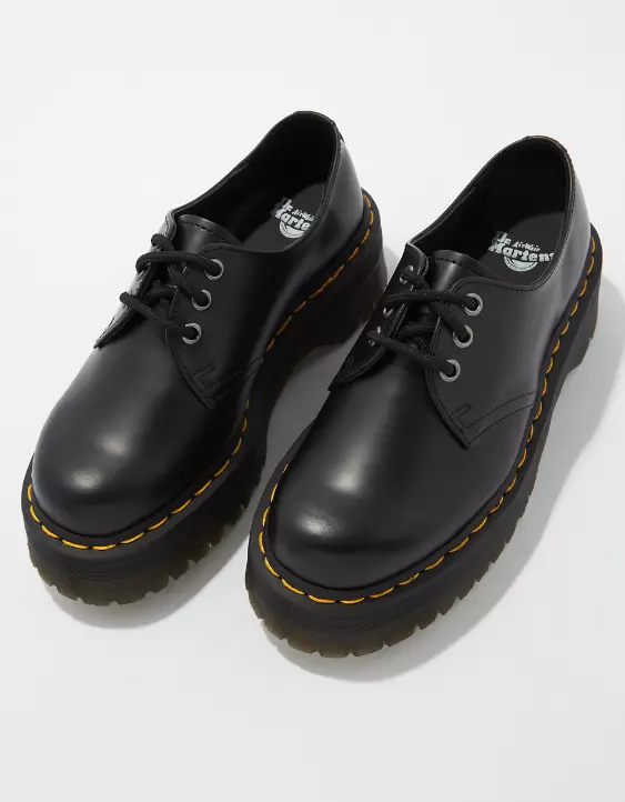 Dr. Martens Women's 1461 Smooth Leather Platform Shoe 4 Dr. Martens Women's 1461 Smooth Leather Platform Shoe - Image 2