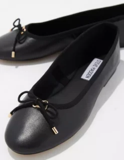 Steve Madden Women's Blossoms Black Leather Shoes -American Eagle Online Shop 7410 6309 001 d1