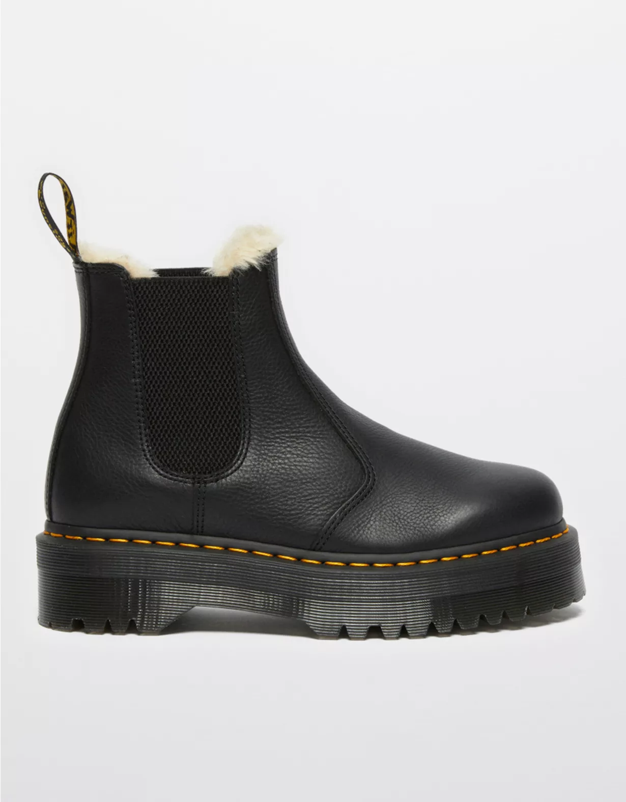 Dr. Martens Women's 2976 Quad Faux Fur Chelsea Boot 4 Dr. Martens Women's 2976 Quad Faux Fur Chelsea Boot - Image 2
