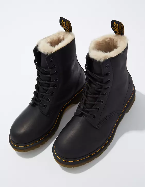 Dr. Martens Women's 1460 Serena Faux Fur-Lined Boot 4 Dr. Martens Women's 1460 Serena Faux Fur-Lined Boot - Image 2