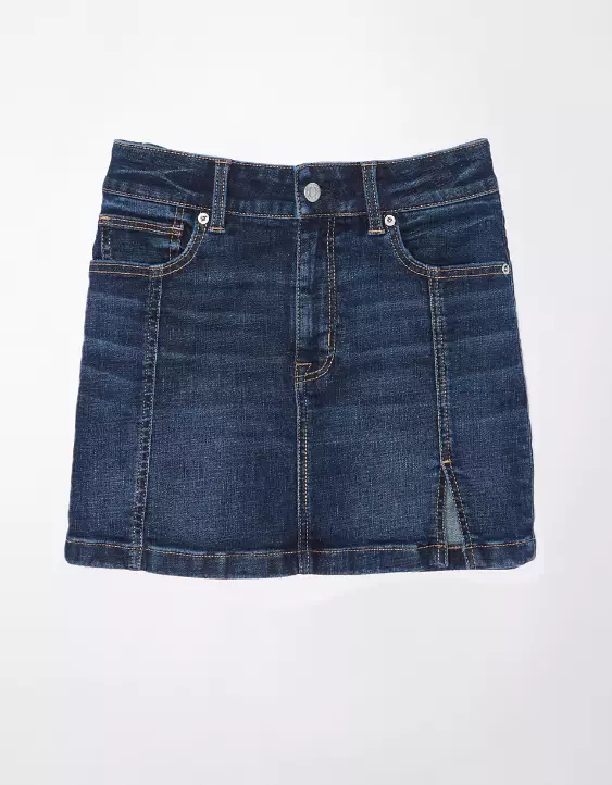 AE Next Level High-Waisted Denim Mini Skirt 5 AE Next Level High-Waisted Denim Mini Skirt - Image 3