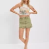 AE Super High-Waisted Lace Denim Mini Skirt 1 AE Super High-Waisted Lace Denim Mini Skirt -American Eagle Online Shop 9332 4574 309 of